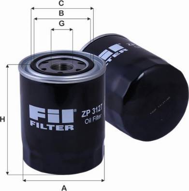 FIL Filter ZP 3127 - Filtru ulei aaoparts.ro