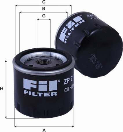 FIL Filter ZP 21 E - Filtru ulei aaoparts.ro
