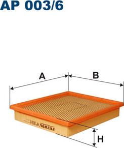 Filtron AP003/6 - Filtru aer aaoparts.ro