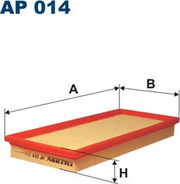 Filtron AP014 - Filtru aer aaoparts.ro