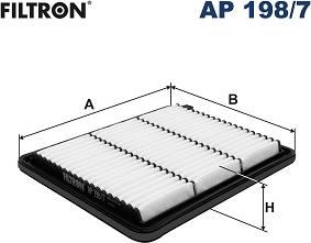 Filtron AP 198/7 - Filtru aer aaoparts.ro