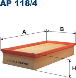 Filtron AP118/4 - Filtru aer aaoparts.ro