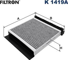 Filtron K 1419A - Filtru, aer habitaclu aaoparts.ro