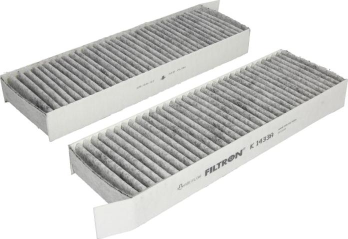 Filtron K 1433A-2x - Filtru, aer habitaclu aaoparts.ro
