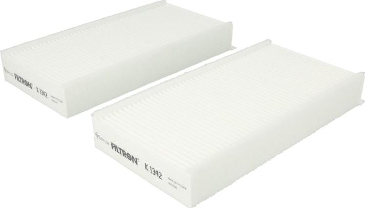 Filtron K1342-2x - Filtru, aer habitaclu aaoparts.ro