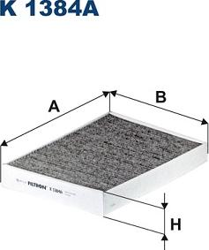 Filtron K 1384 - Filtru, aer habitaclu aaoparts.ro