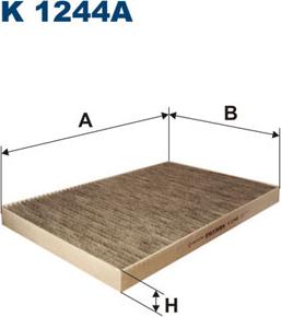 Filtron K1244A - Filtru, aer habitaclu aaoparts.ro