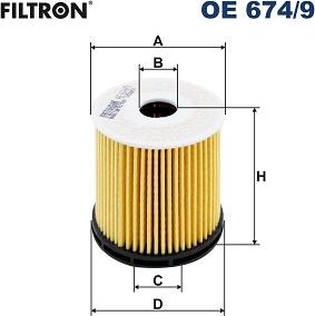 Filtron OE 674/9 - Filtru ulei aaoparts.ro