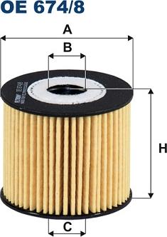 Filtron OE 674/8 - Filtru ulei aaoparts.ro