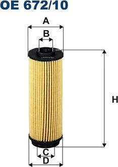 Filtron OE 672/10 - Filtru ulei aaoparts.ro