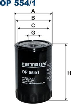 Filtron OP554/1 - Filtru ulei aaoparts.ro