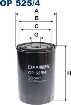 Filtron OP525/4 - Filtru ulei aaoparts.ro