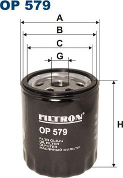 Filtron OP579 - Filtru ulei aaoparts.ro