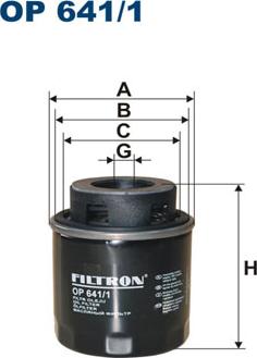 Filtron OP641/1 - Filtru ulei aaoparts.ro