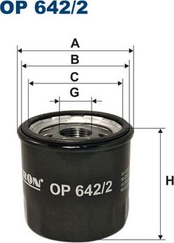 Filtron OP642/2 - Filtru ulei aaoparts.ro