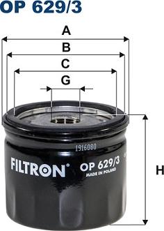 Filtron OP 629/3 - Filtru ulei aaoparts.ro