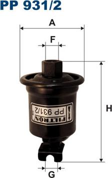Filtron PP931/2 - Filtru combustibil aaoparts.ro