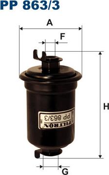 Filtron PP863/3 - Filtru combustibil aaoparts.ro