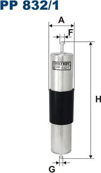 Filtron PP832/1 - Filtru combustibil aaoparts.ro