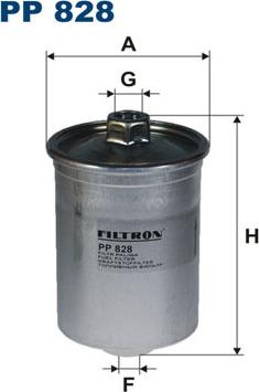 Filtron PP828 - Filtru combustibil aaoparts.ro