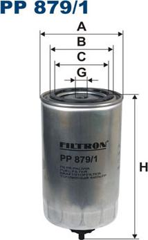Filtron PP879/1 - Filtru combustibil aaoparts.ro