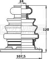 First Line FCB6185 - Burduf cauciuc, articulatie planetara aaoparts.ro