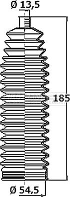 First Line FSG3466 - Ansamblu burduf, directie aaoparts.ro