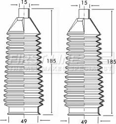 First Line FSG3145 - Ansamblu burduf, directie aaoparts.ro