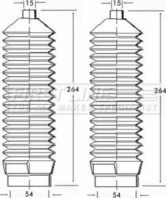 First Line FSG3178 - Ansamblu burduf, directie aaoparts.ro