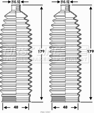 First Line FSG3397 - Ansamblu burduf, directie aaoparts.ro