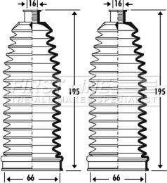 First Line FSG3277 - Ansamblu burduf, directie aaoparts.ro