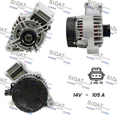Fispa A12DE0087A2 - Generator / Alternator aaoparts.ro
