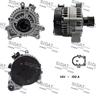 Fispa A12DE1236 - Generator / Alternator aaoparts.ro