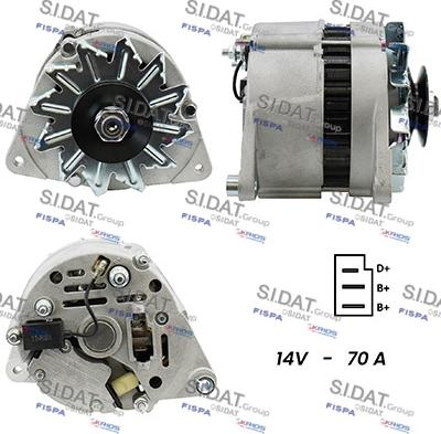 Fispa A12LU0027A2 - Generator / Alternator aaoparts.ro