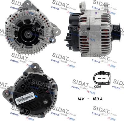 Fispa A12VA0074 - Generator / Alternator aaoparts.ro
