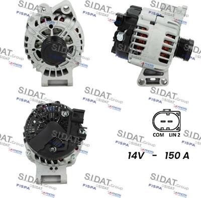 Fispa A12VA1094 - Generator / Alternator aaoparts.ro