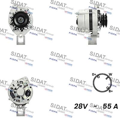 Fispa A24BH0076A2 - Generator / Alternator aaoparts.ro