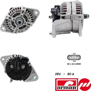 Fispa A24BH0115AS - Generator / Alternator aaoparts.ro