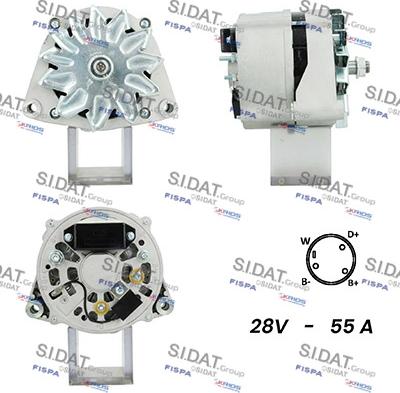 Fispa A24BH0116A2 - Generator / Alternator aaoparts.ro