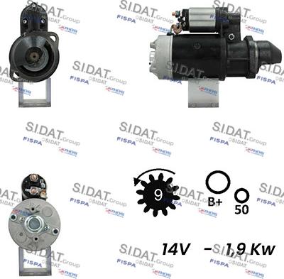 Fispa S12BH0302A2 - Starter aaoparts.ro