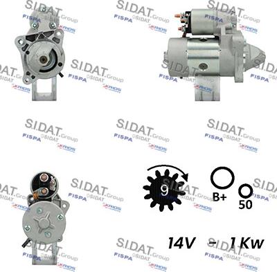 Fispa S12MA0659A2 - Starter aaoparts.ro