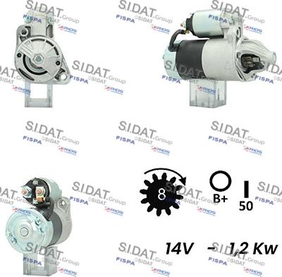 Fispa S12MH0553A2 - Starter aaoparts.ro
