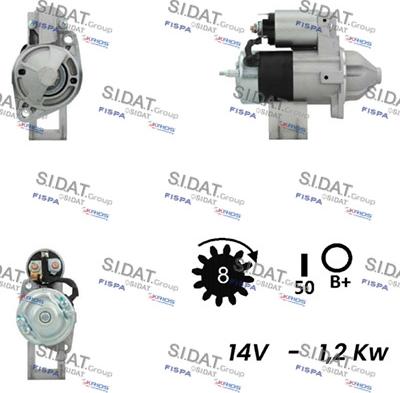 Fispa S12VA0409 - Starter aaoparts.ro