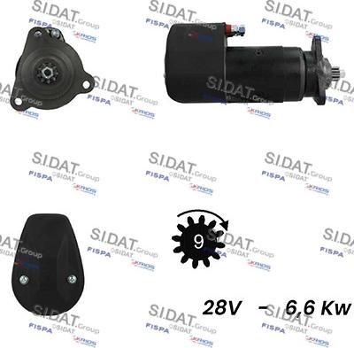 Fispa S24BH0059A2 - Starter aaoparts.ro