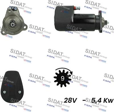 Fispa S24BH0058A2 - Starter aaoparts.ro
