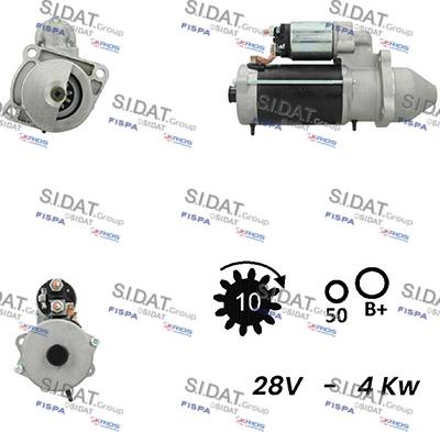 Fispa S24BH0063A2 - Starter aaoparts.ro