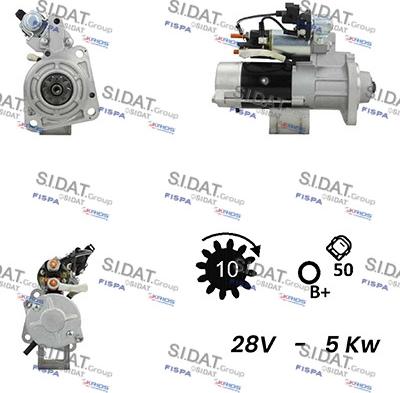 Fispa S24MH0023 - Starter aaoparts.ro