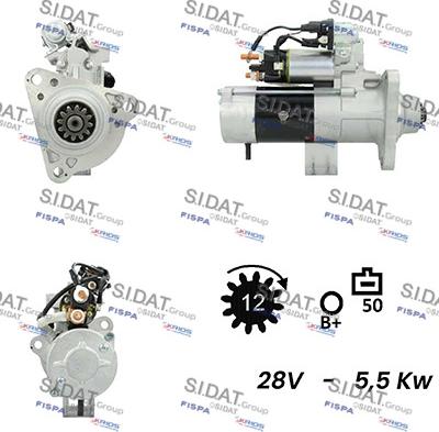 Fispa S24MH0073A2 - Starter aaoparts.ro