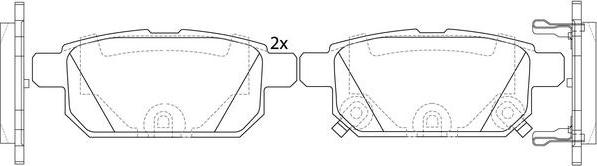 FIT FP9212 - Set placute frana,frana disc aaoparts.ro