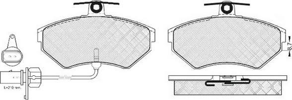 FIT FP4281E - Set placute frana,frana disc aaoparts.ro